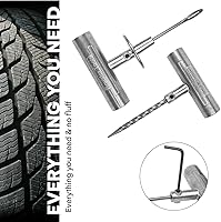 Vista 4 de Boulder Tools - Compact Tire Repair kit with Molle Storage Pouch. Heavy Duty Universal Tire Plug Kit, Easily Stores Inside Your UTV, ATV, Truck