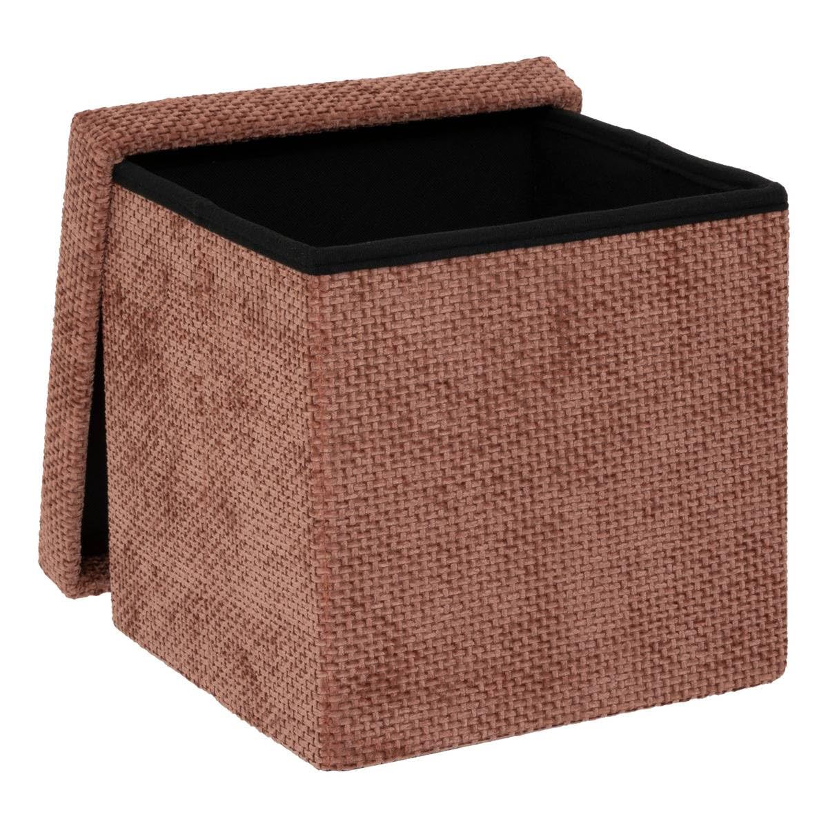 5five - pouf mix'n modul pliable 31x31cm terracotta