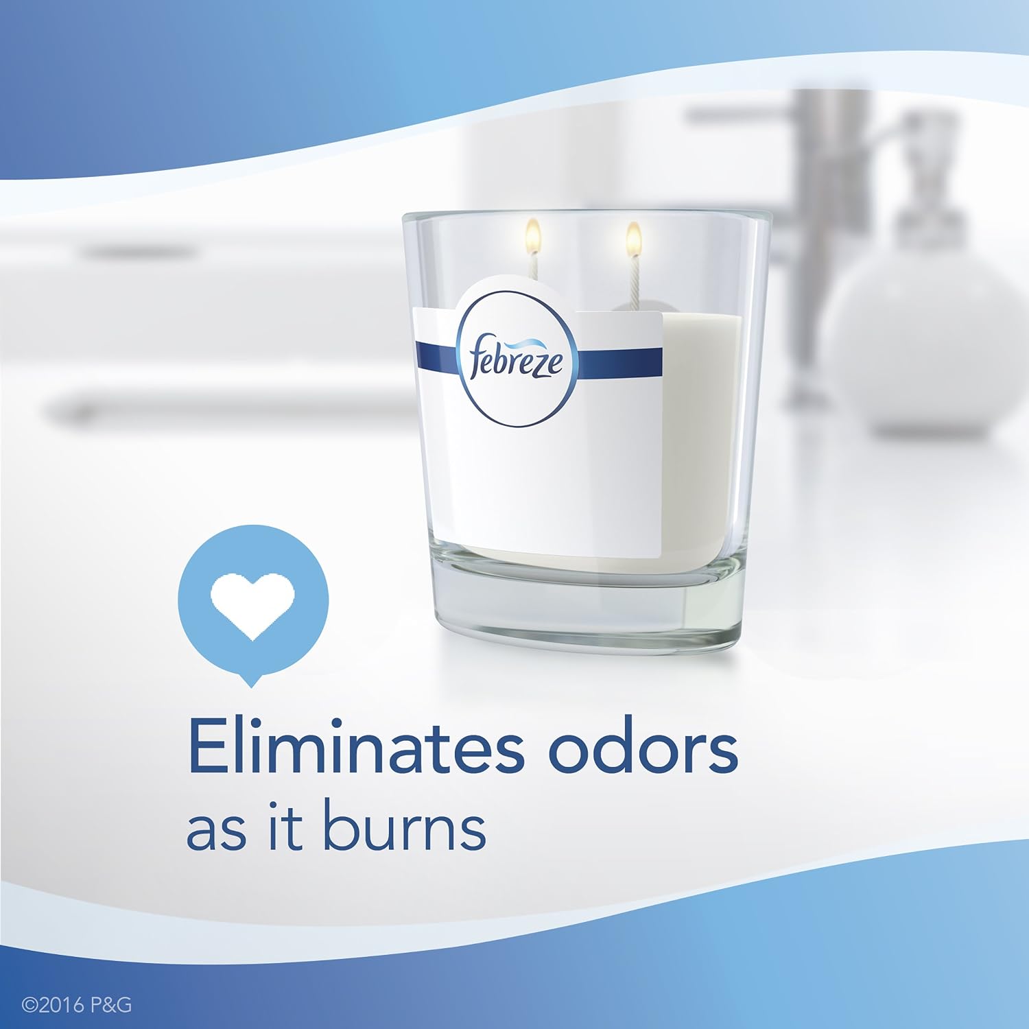 Febreze Candle with Gain Scent, Moonlight Breeze, 4 Count
