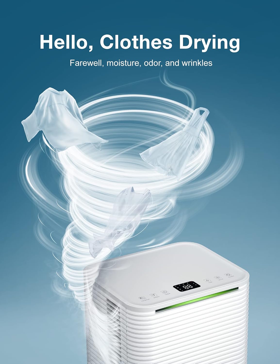 BUBLUE 2000 Sq. Ft Dehumidifier for Basements, Home and Large Room with Auto or Manual Drainage | 36 db Industry Leading Noise Reducing | Integrated Air Filters, 3 Operation Modes, Clothes Drying