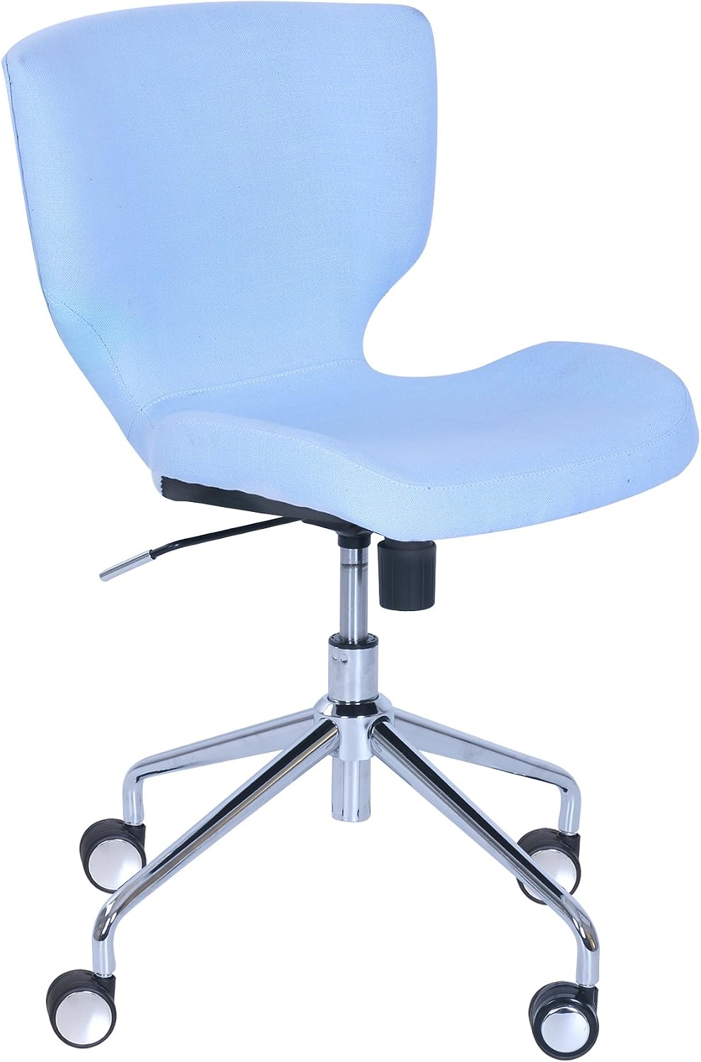 ELLE Décor Madeline Hourglass Task Chair in French Pastel Blue