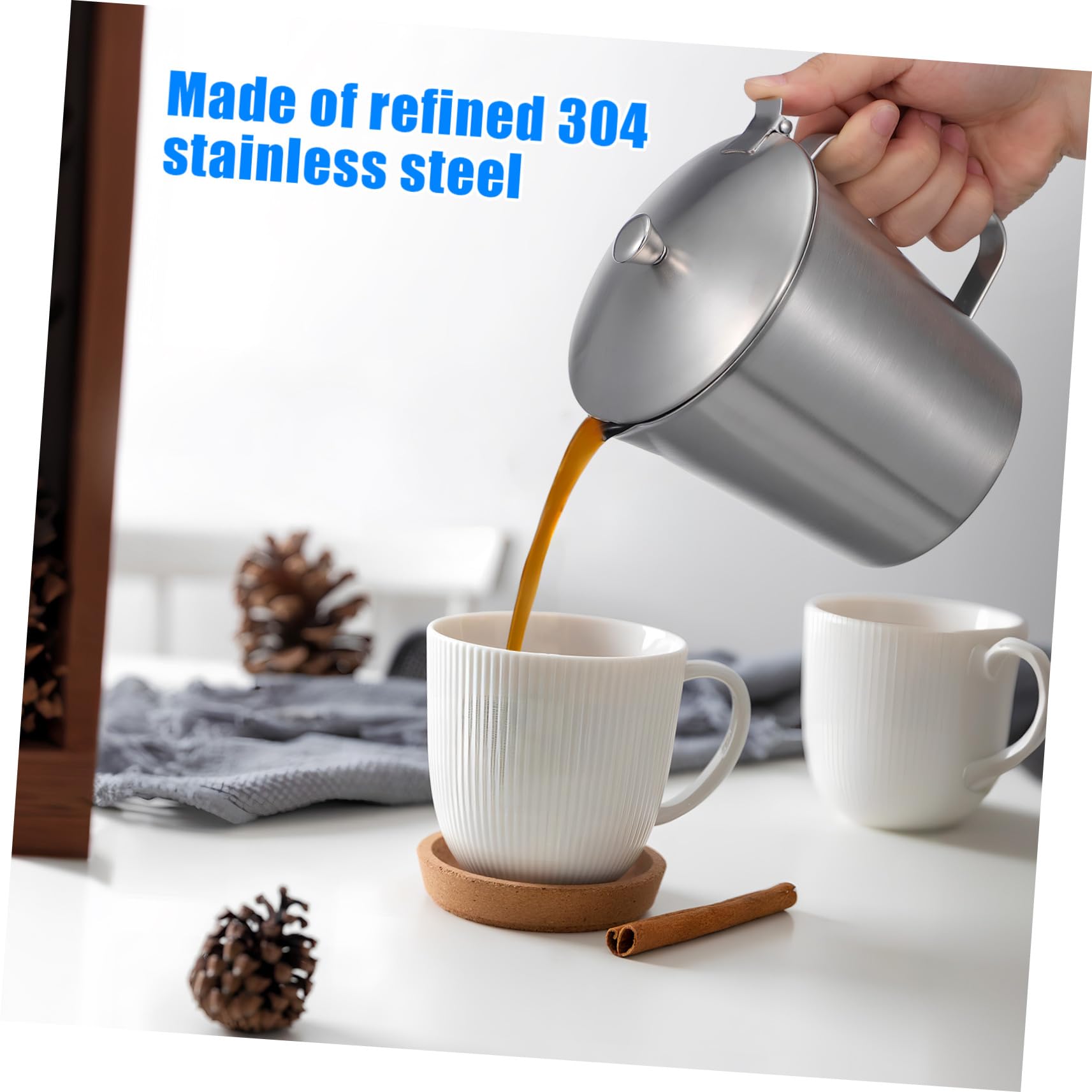 Tasse à Mesurer Graduée pour Café et Pâtisserie avec Couvercle Doseur Pratique