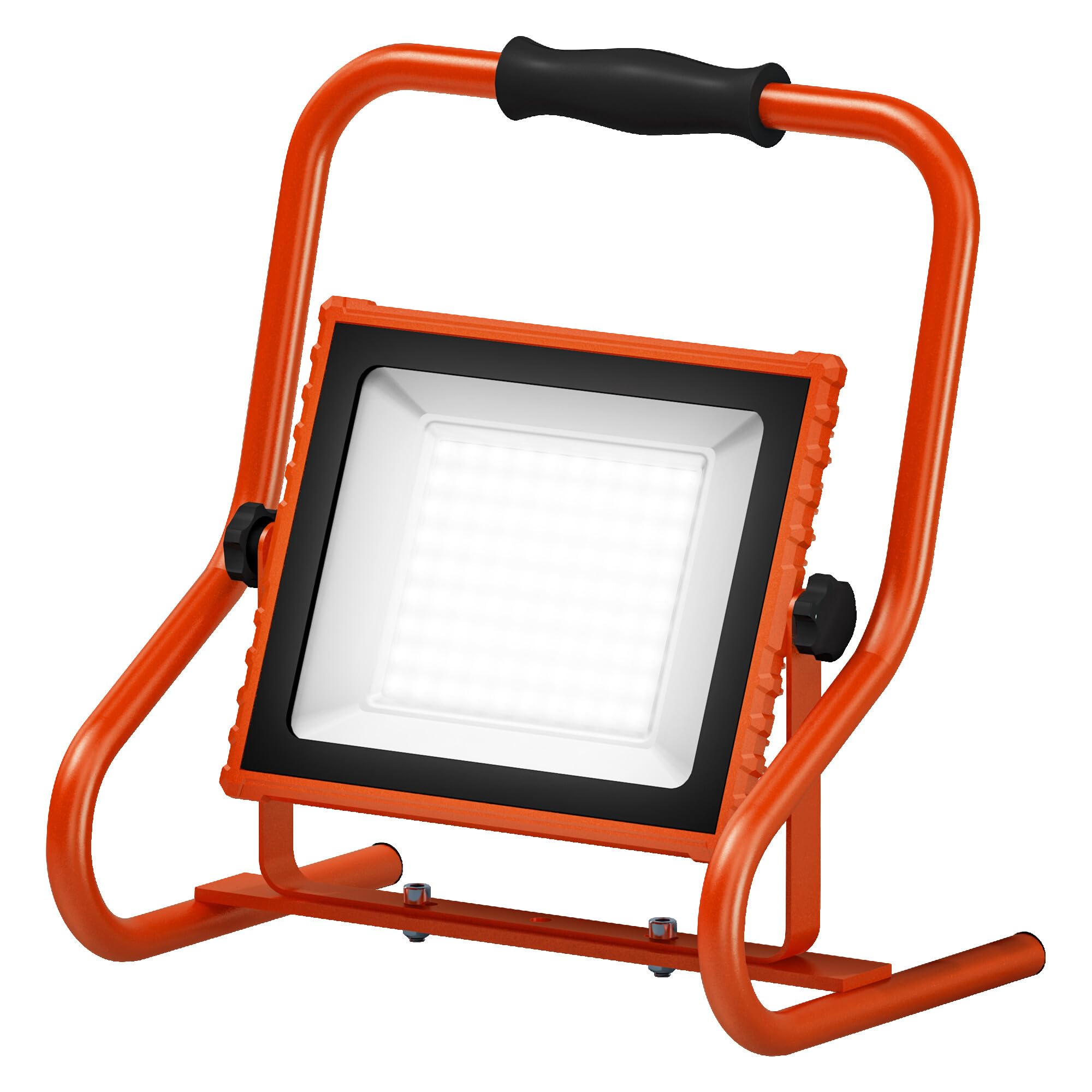 LEDVANCE Worklight - LED Stableuchte 10W mit Akku, Strahler mit 4000K kaltweiß, 800 Lumen, LED Werkstattleuchte flexibel einsetzbar dank schwenkbarem Leuchtkopf, LED Lampe, IP44