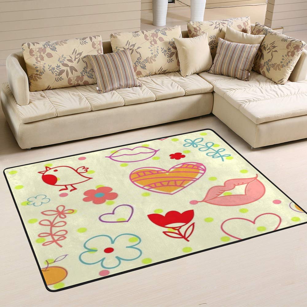 Tapis en tissu polyester blanc CHEHONG design de personnalité