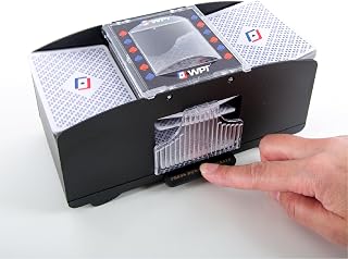 WPT Official World Poker Tour® Automatic Card Shuffler, 2‑Deck Capacity, Poker & Card Games