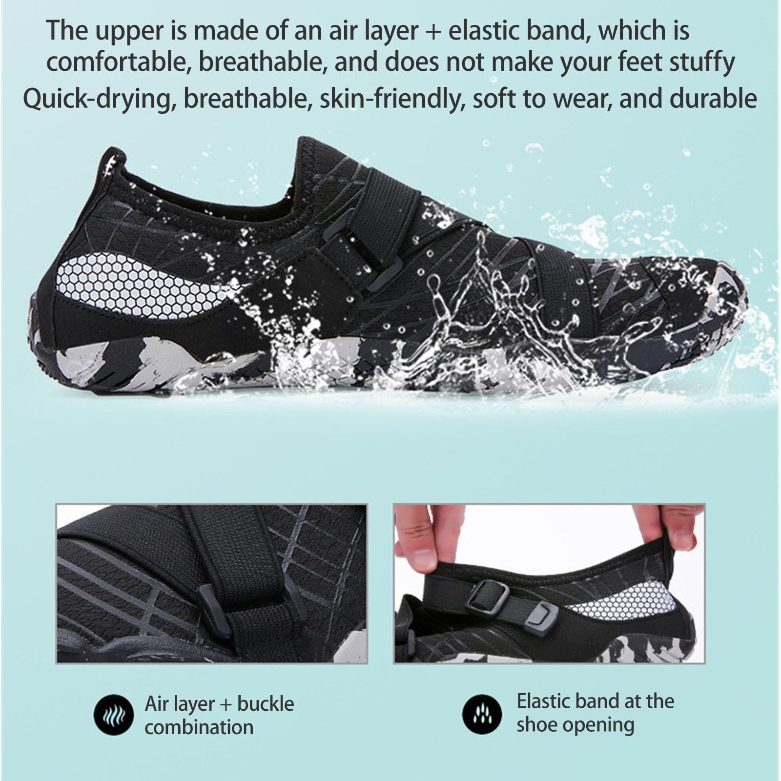 Tai Chi Scarpe Donna Cinque Dita Scarpe Kung Fu per Uomo Comode Suola Morbida, Scarpe Arti Marziali per Yoga, Allenamento in Palestra