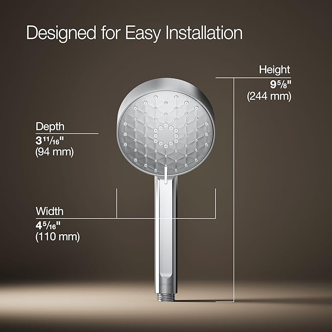 Kohler 72415-H-CP Awaken Regadera de mano 3 funciones Cromado miniatura 3