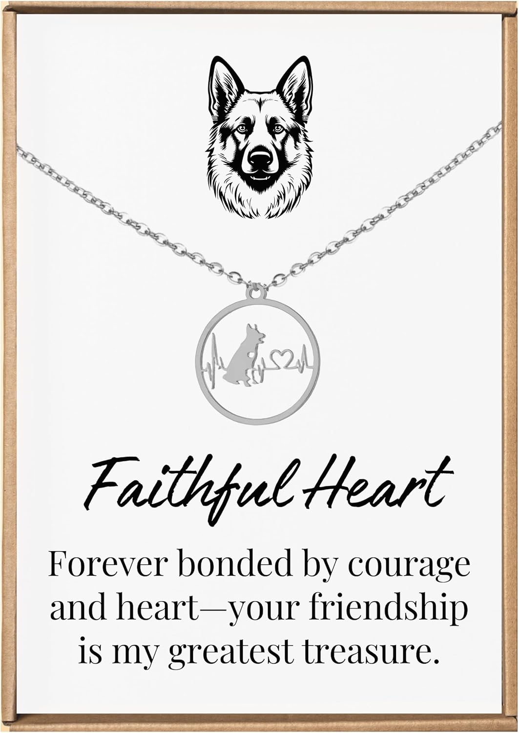 VIY Personal Card German shepherd gifts for women, Gifts for german shepherd owners, Shepherds necklace, Dog necklace for women, Dog mom gift for owner, lovers