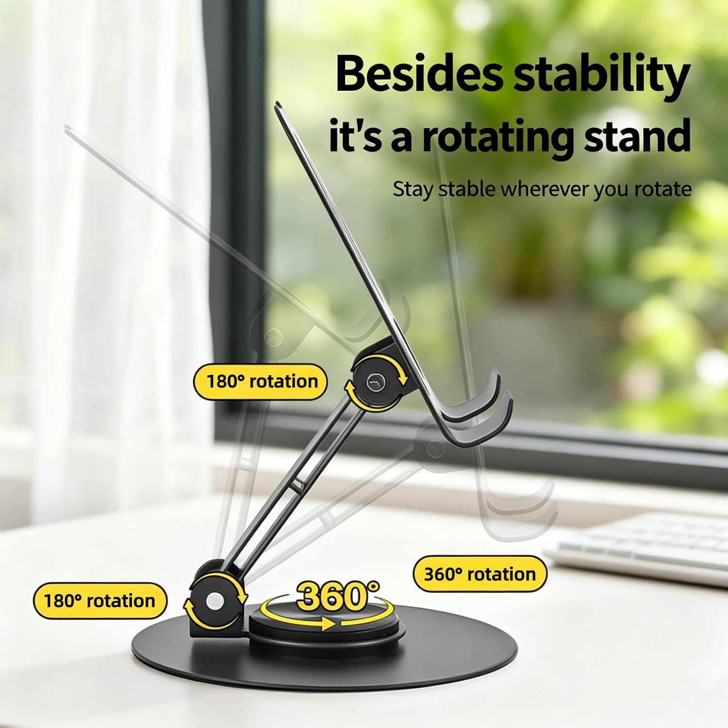Metal Desktop Phone Holder for Desktop Use Metal Portable Phone Holder