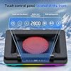 IETS GT600 RGB Laptop Cooling Pad with Giant Turbo Fan (5.5 Diameter) Sealed Foam for Fast Cooling Gaming Laptop Cooler with 3-Port USB Hub 14-19