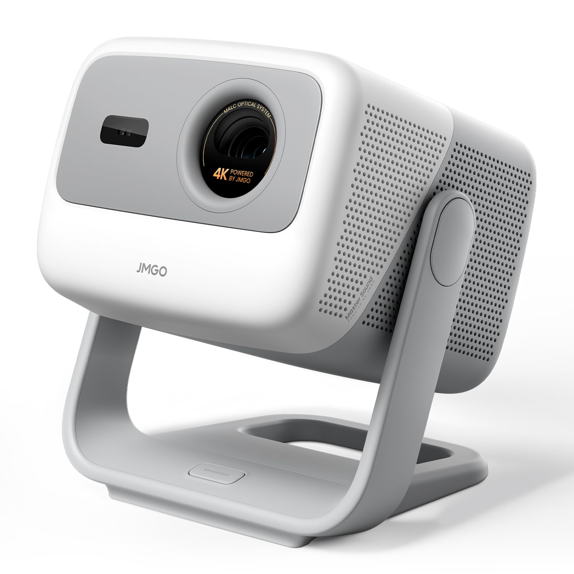 JMGO Nuovo N1S 4K Mini Proiettore Portatile, Triple Laser, 1700 ISO Lumens, Gimbal Istantaneo Autofocus, GTV, Netflix, 110% BT.2020, HDR10, Audio Dolby 10W, Blu-ray 3D, 200" per Esterno, Gaming, Feste
