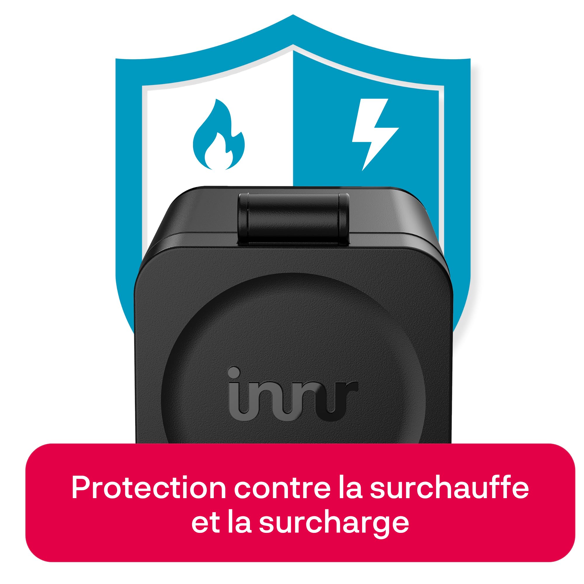 Innr Prise Connectée Zigbee Extérieure, Fonctionne avec Hue* et Alexa, Outdoor Smart Plug, Répéteur Zigbee, Prise Electrique Exterieure, IP54 Étanche - 1 pièce
