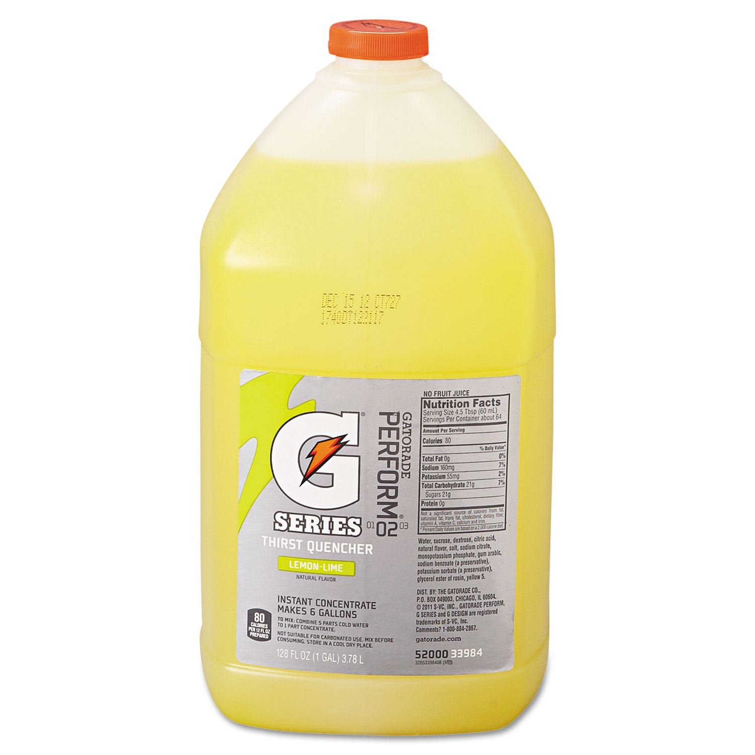 Gatorade Liquid Concentrate, Thirst Quencher, Lemon Lime