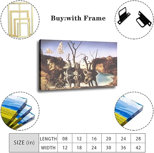 Vista 99 de 40 pinturas famosas de Dali - Salvador Dalí - El Ángelus arquitectónico del mijo - Póster artístico en lienzo y arte de pared, póster moderno