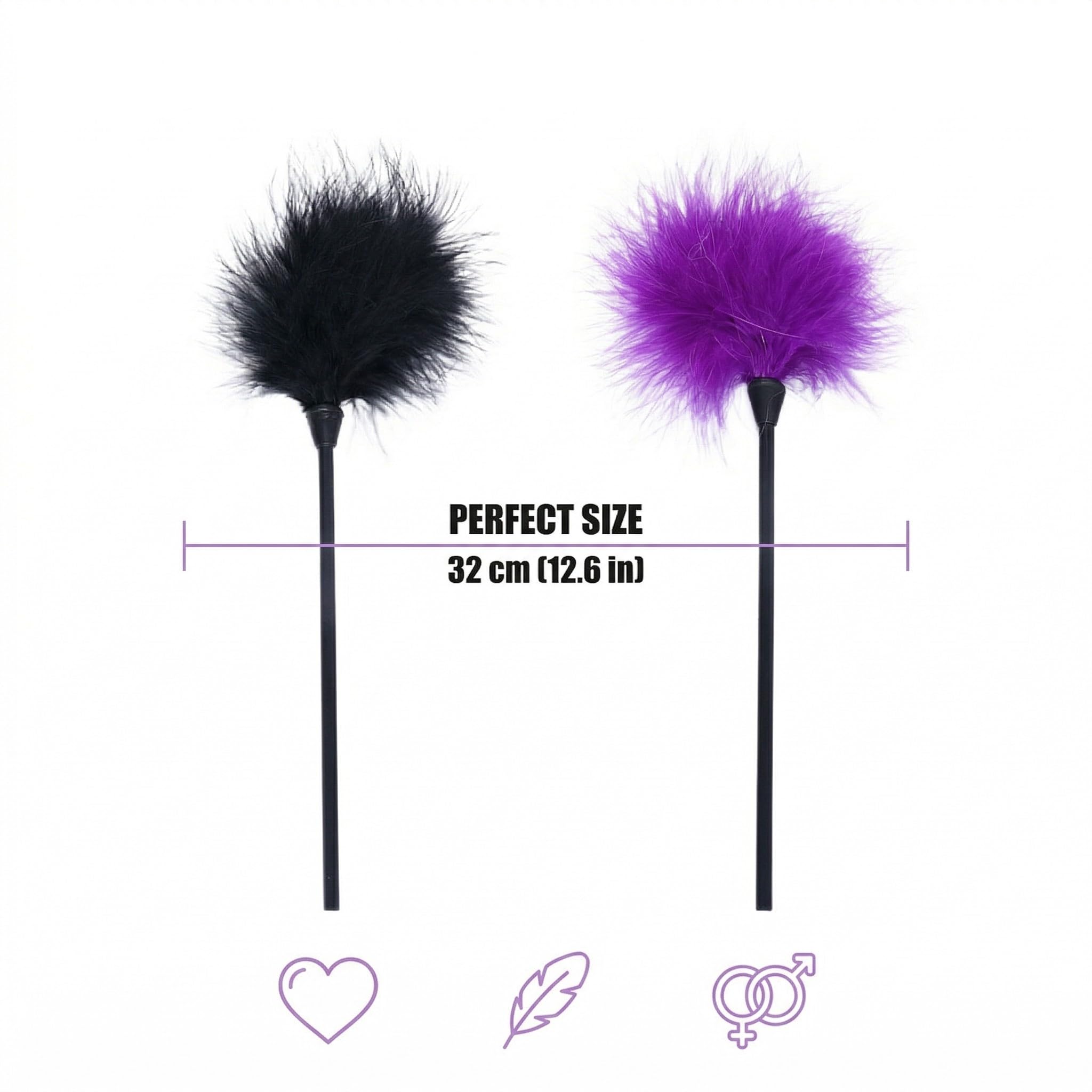2 Pcs Piuma Sesso Fatto Di Piume Vere Bd Sm Spolverino Erotico Frusta Piume Erotica