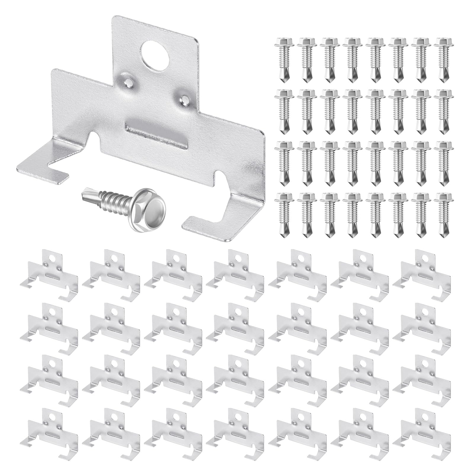 PATIKIL 32 Pcs Recessed Light Clips Downlight Housing C Clips