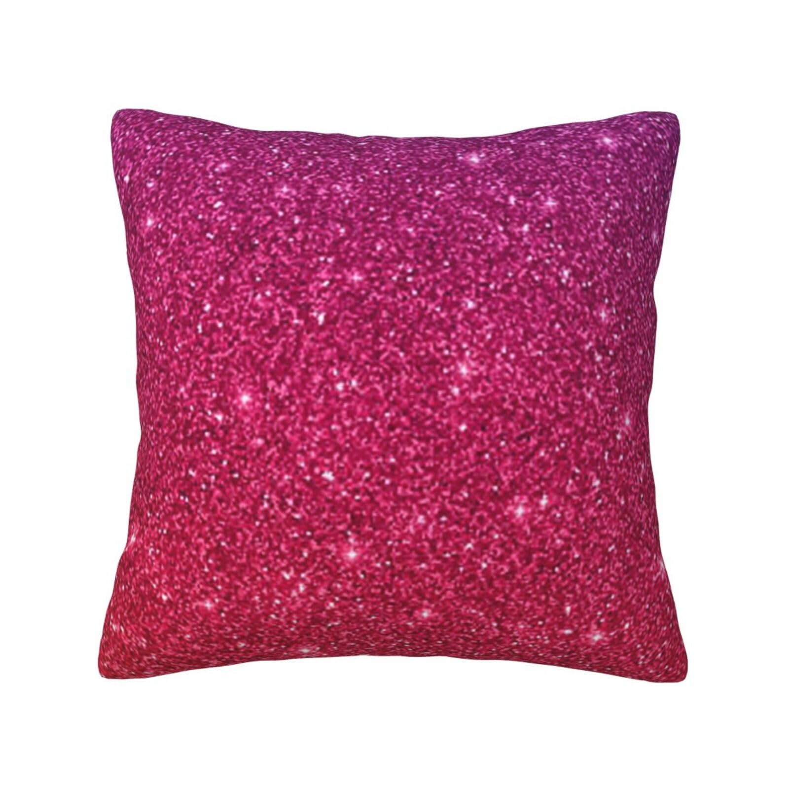 YFSGDLBN Gradient Sequin Sparkle printed Velvet pillowcase decorative Cushion Cover
