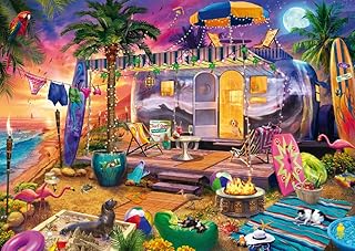 Comprar Schmidt Spiele 58573 Jeff Haynie-Puzzle (1000 Piezas), diseño de Caravana en el mar, Multicolor, 69,3 x 49,3 cm