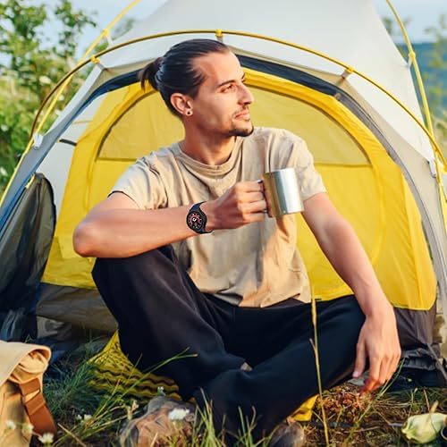 Miniatura 5 de 20mm 22mm Watch Band Compatible with Samsung Galaxy Watch 6 Band, Nylon Quick Release Replacement Strap with Magnetic Buckle for Women Men