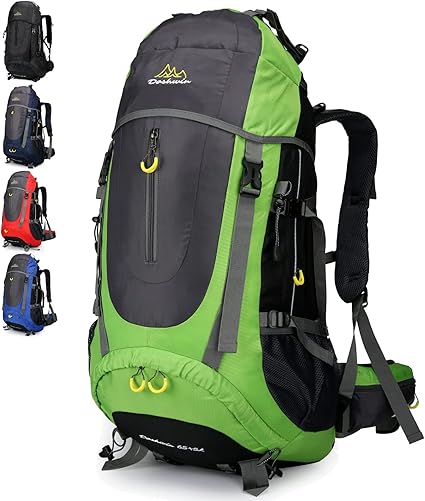 Doshwin 70L Ryggsäck Trekking Camping Resor Vandring Stor Ryggsäck för Män Kvinnor