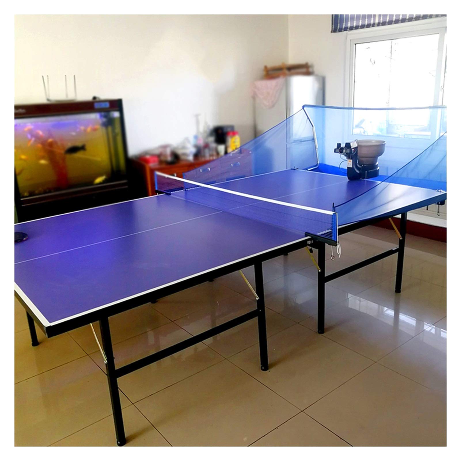 Raccoglitore di Ping Pong, Rete di Raccolta da Tavolo, Comodo Riciclaggio, Stabile e Senza perdite, Risparmio di manodopera e Durevole, per aiuti alla Formazione (Color : Blue)