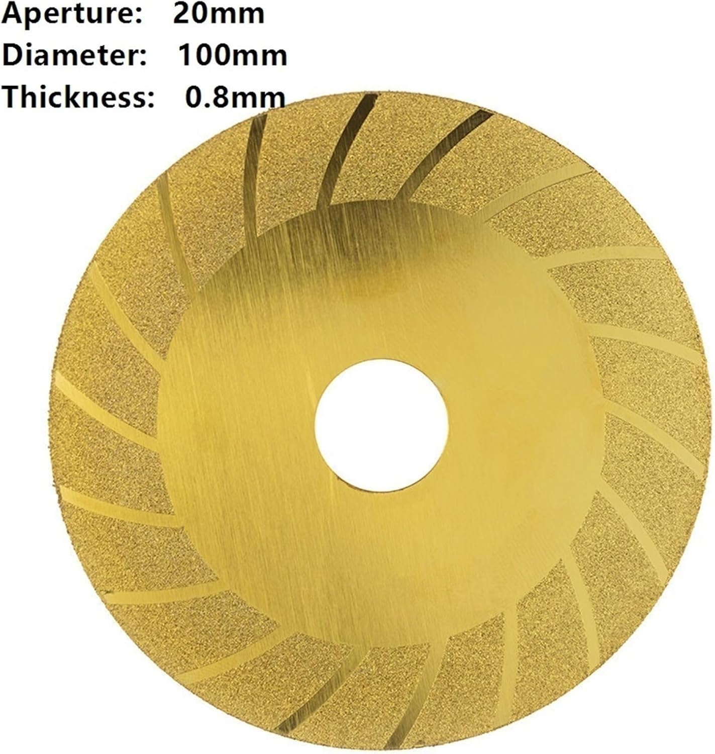 1-9pcs 100mm Diamond Cutting Disc For Glass Stone Jade, 20mm Hole, 0.8/1.0mm Thin Slice Wheel For Lapidary Craft