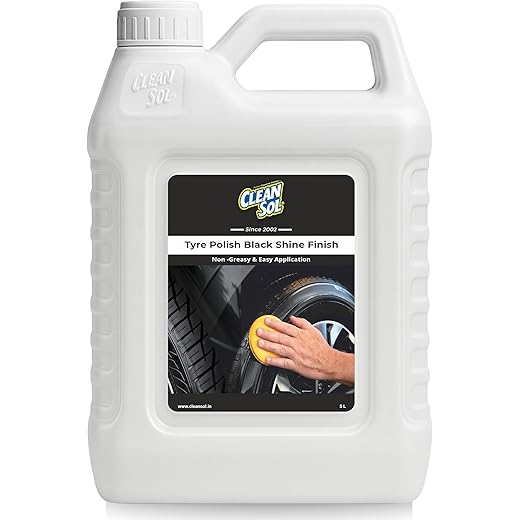 Cleansol Tyre Polish Liquid - High Gloss 5 litre