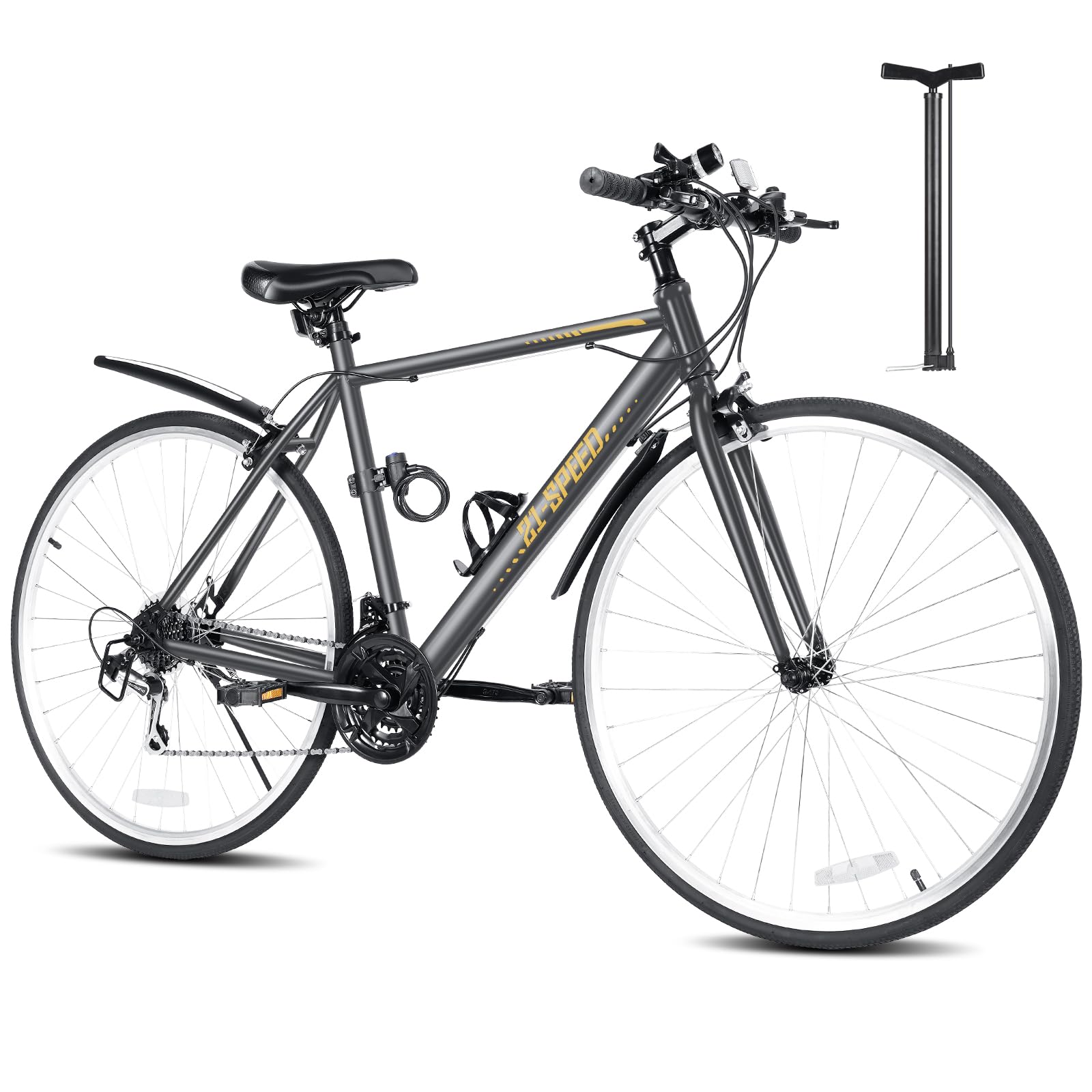 Amazon | Mixiu クロスバイク シマノ製21段変速 自転車 700C 27