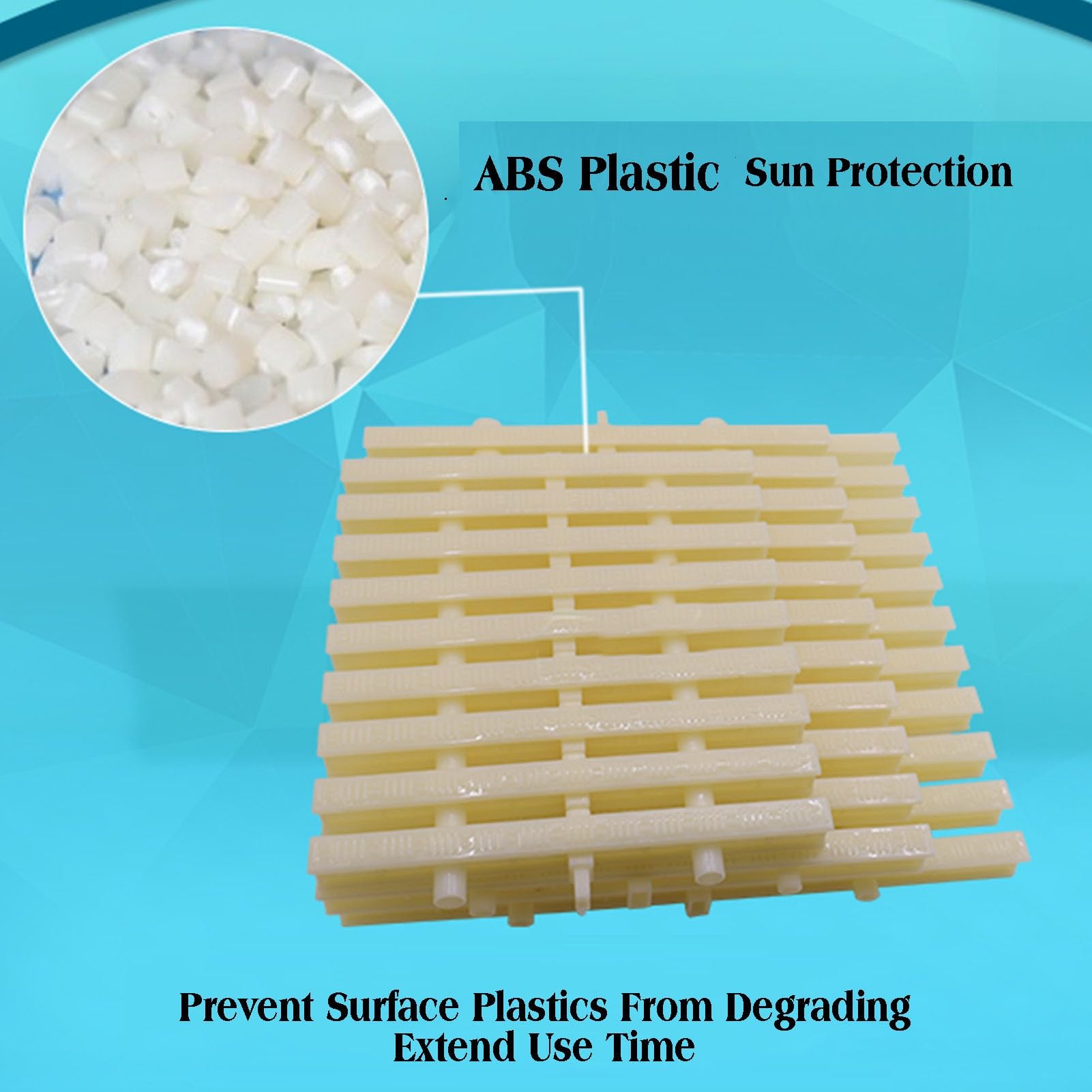 Genérico Rejilla Flexible para desagüe de Piscina (20 Unidades), Color Blanco, para Ducha, Cubierta de canaletas para Patios, cercas y pasarelas (18 cm), Duradera y de fácil instalación.