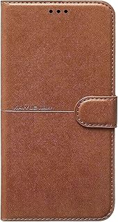 (Redmi 10) Kaiyue Flip Leather Case Cover - Kaii Leather Case for Xiaomi Redmi 10 (Brown)