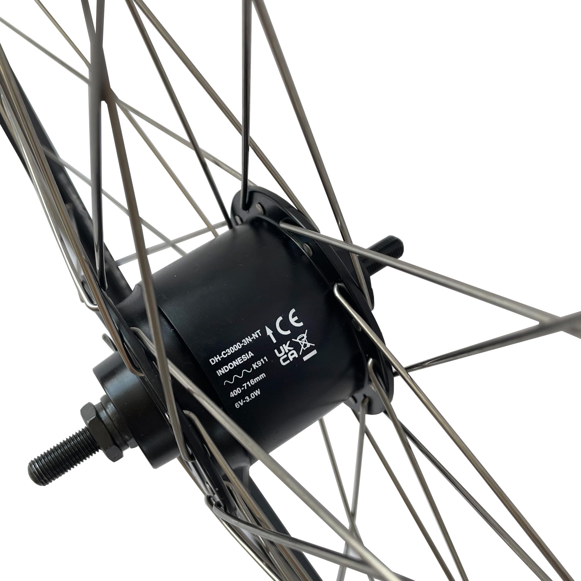XB3 Vorderrad 28 Zoll Shimano Nabendynamo Felgenbremse Schwarz