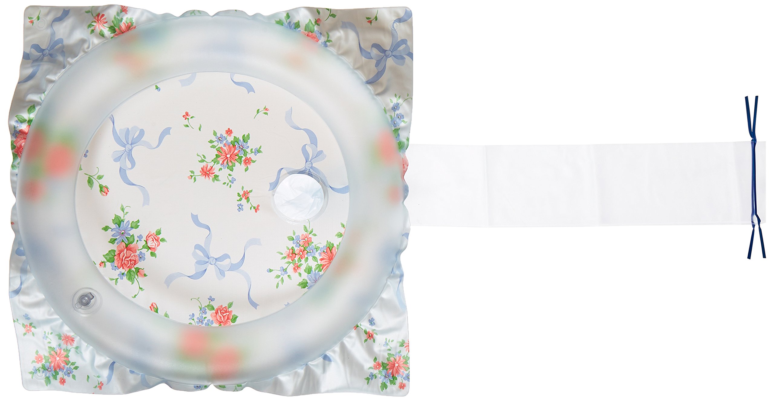 Grafco Hair Shampooer, Inflatable, Portable Shampoo Basin, 22-1/2" x 23-1/2 Plastic Wash Tub Sink, 5358