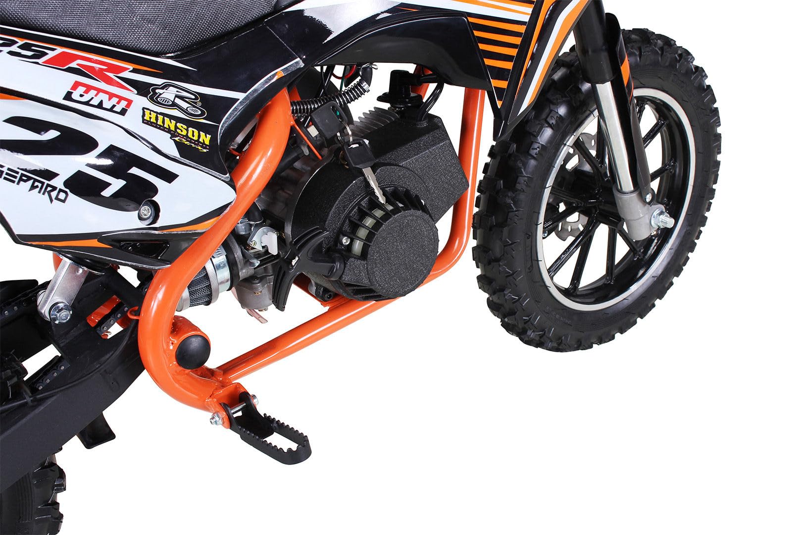 Mini Cross minicross GEPARD 50cc 2 tempi Gas Regolabile + Avviamento Easy Start + Cerchi 10" + Freni a disco + Altezza sella ca. 60cm + Garanzia 24 mesi (COLORE BLU)