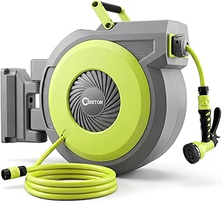 Wall-Mounted Hose Reel 1/2 Inch 30 m + 2 m