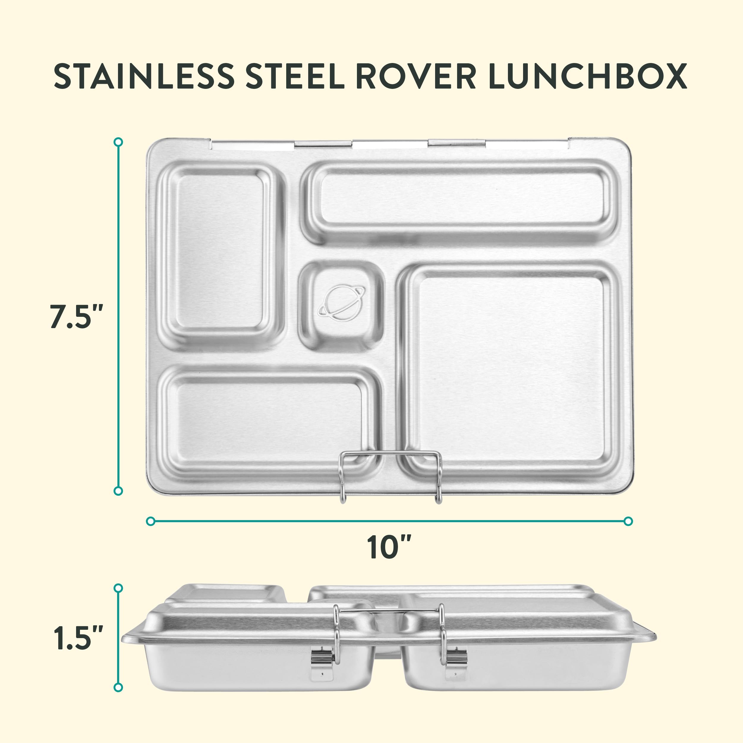 Amazon | PlanetBox Rover ステンレススチール製弁当箱スタイルランチ
