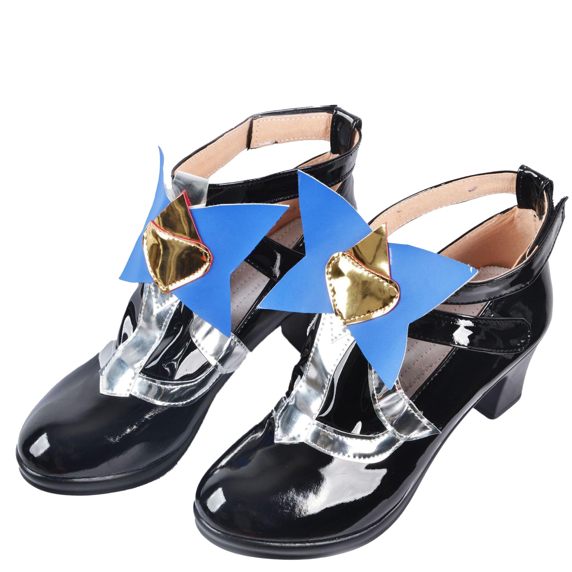 Genshin Impact Fischl Ein Immernachtstraum Cosplay Shoes for Halloween, Anime and Game Conventions, Leather shoes(39) — image 1