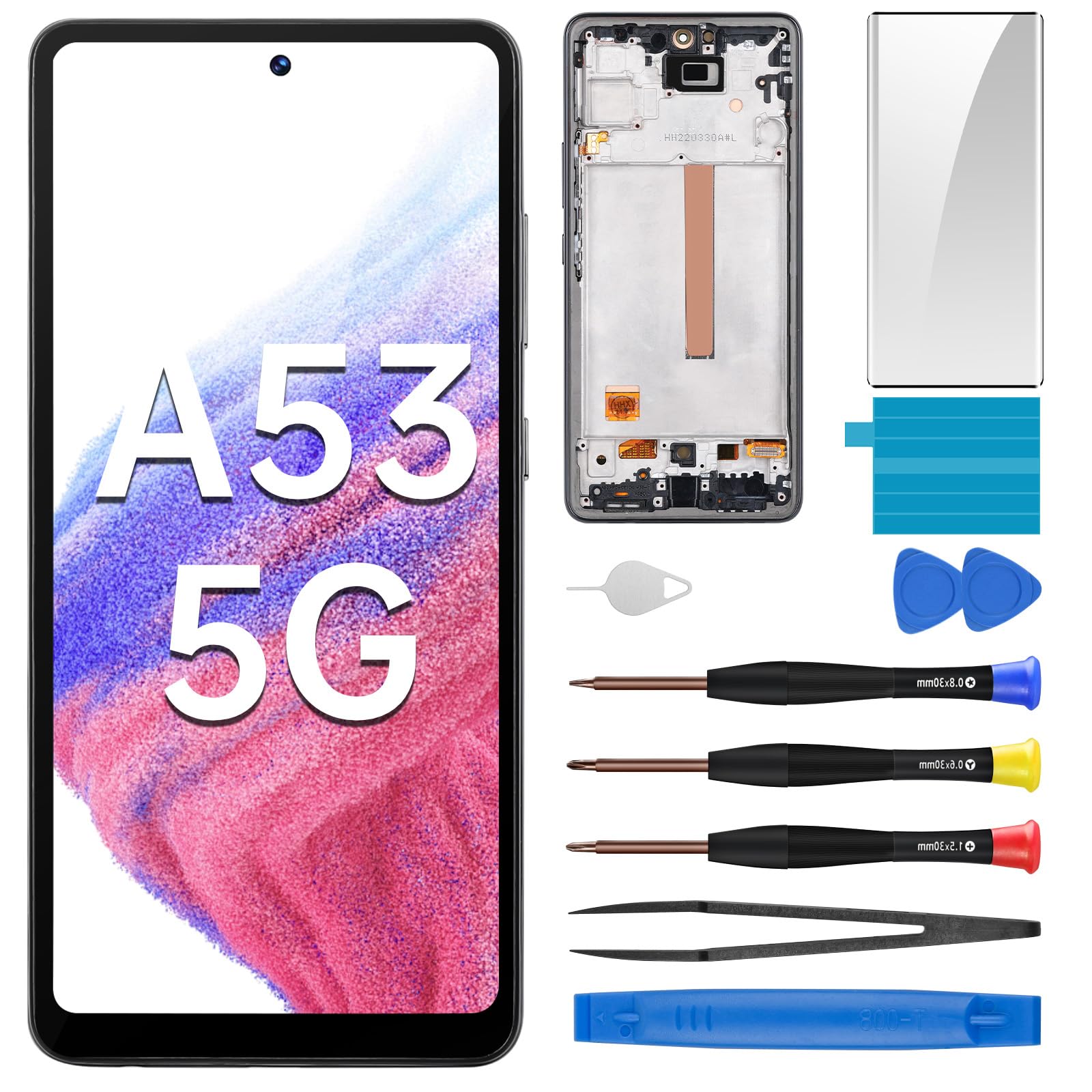 Amazon.com: BESJMYT for Samsung Galaxy A53 A53 5G AMOLED Screen