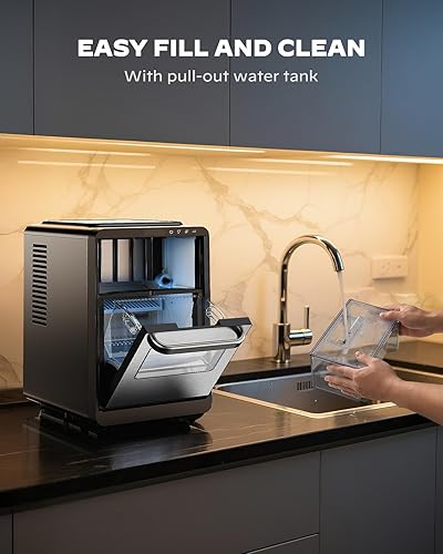 Vista 28 de Silonn Máquina de hielo para encimera, 9 cubos listos en 6 minutos, 26 libras en 24 horas, máquina de hielo autolimpiante con cuchara de hielo