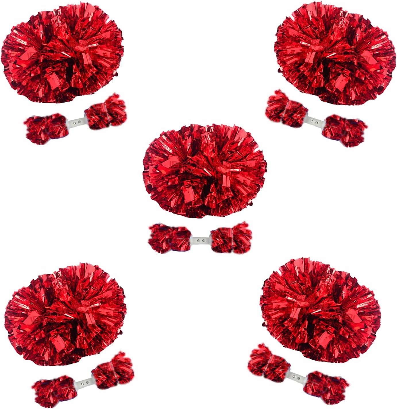 AOPANDA Cheerleading Pom Poms with Baton Handle for Team Spirit Sports Dance Cheering Kids Adults
