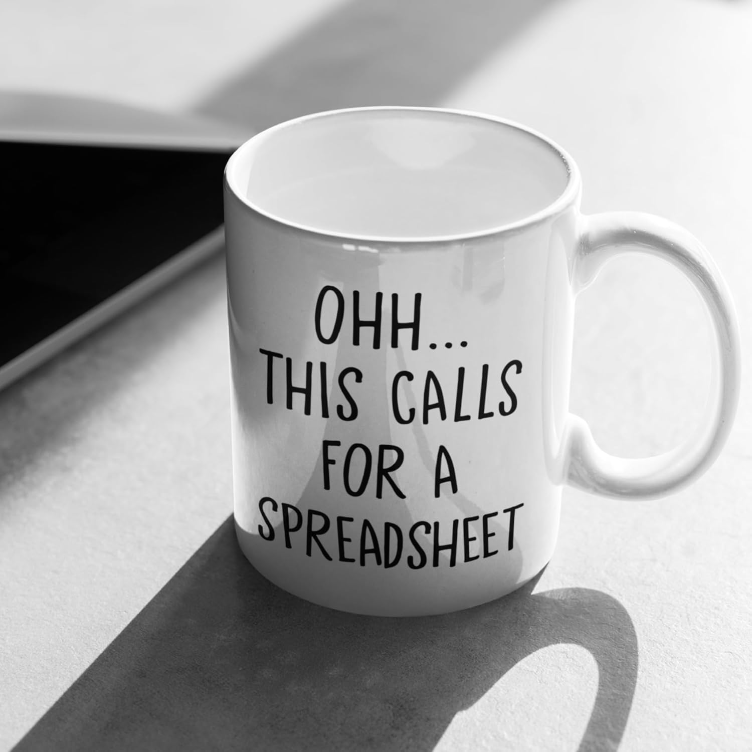 Funny Coffee Mug for Office Excel Mug Accountant Gifts This Calls for A Spreadsheet Mug Funny Mugs for Coworkers Accountant Gifts for Men or Women Spreadsheet Gifts Funny Coffee Mug White 11oz - Image 4