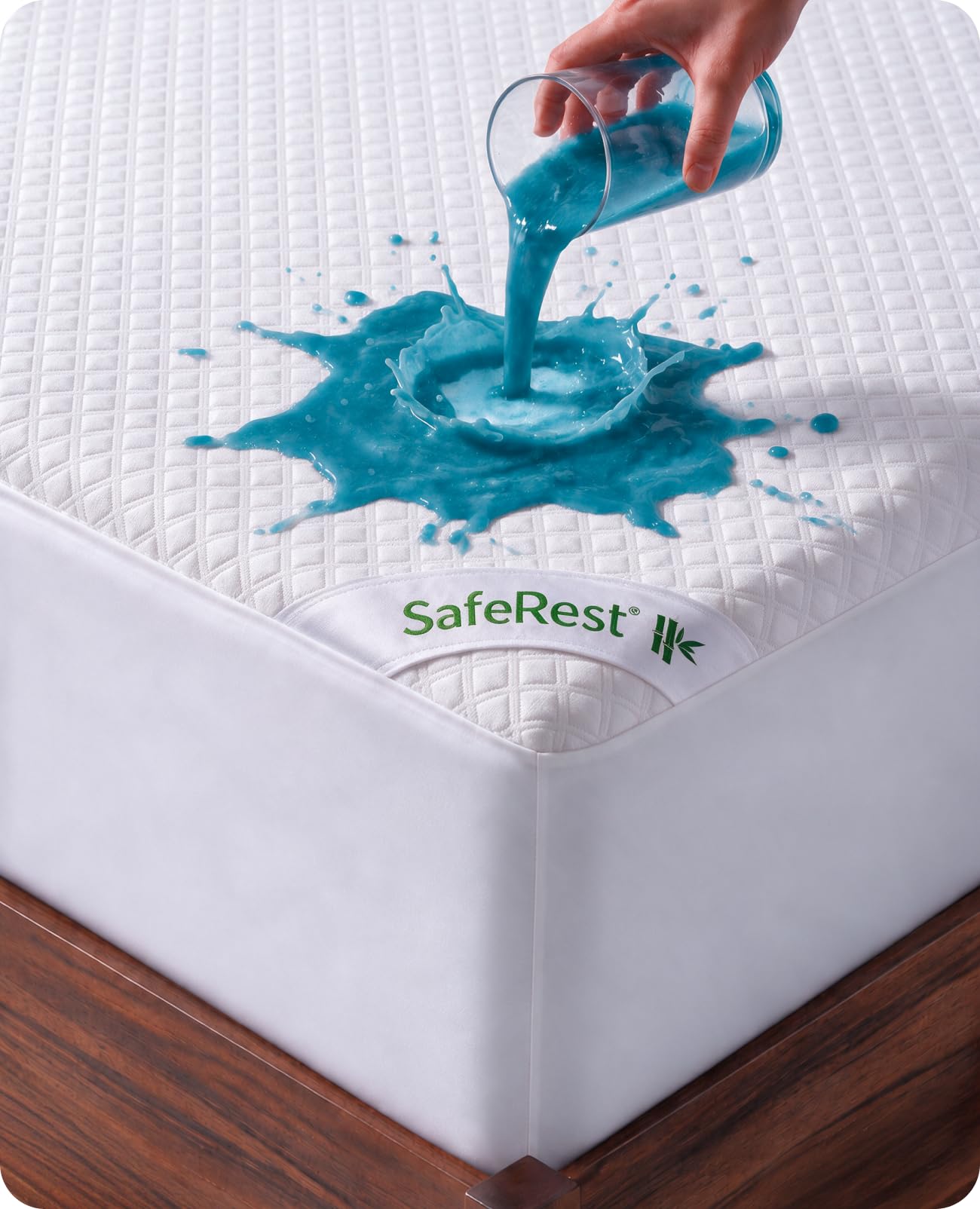 SafeRest Waterproof Queen Size Mattress Protector
