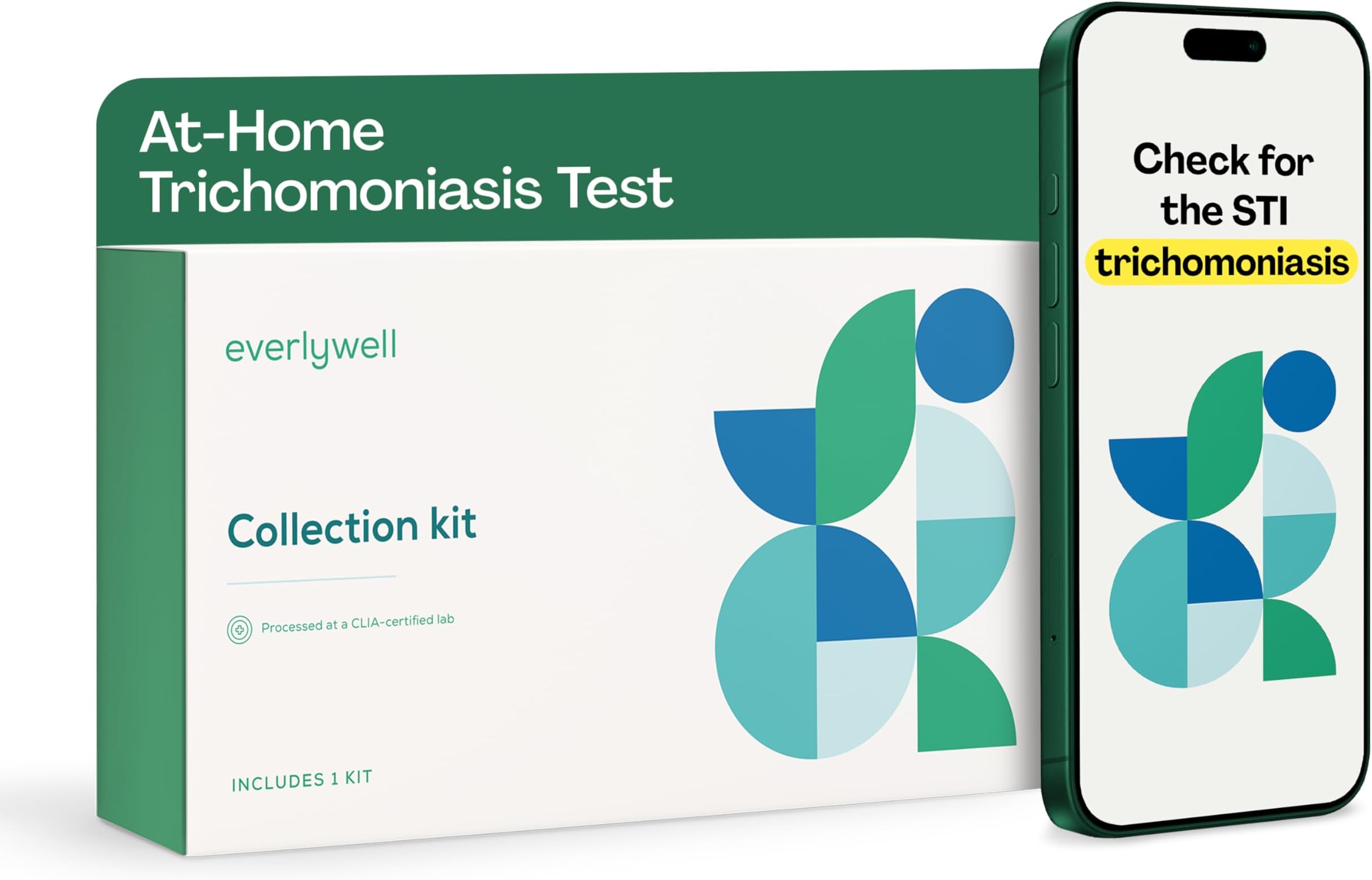 At-Home Trichomoniasis Collection Kit for Women and Men, Discreet STI Kit, Accurate CLIA-Certified Lab Results Within Days, for Adults 18 Plus