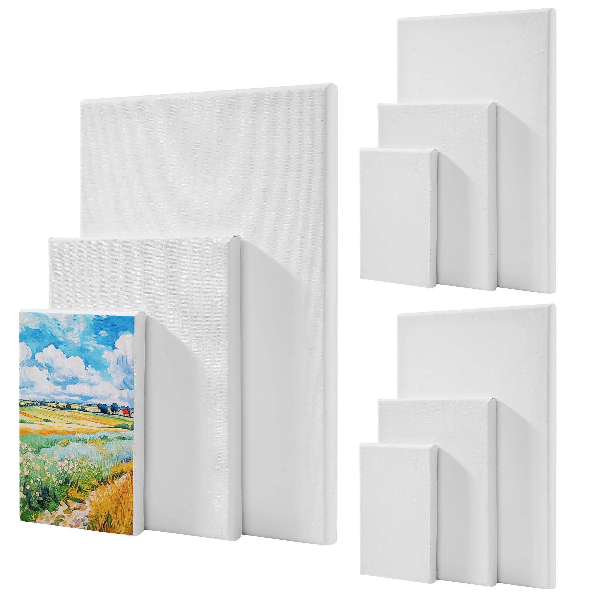 ZUSUZU Schilderset,Complete Art Set,Schildersset Met 44 Stuks