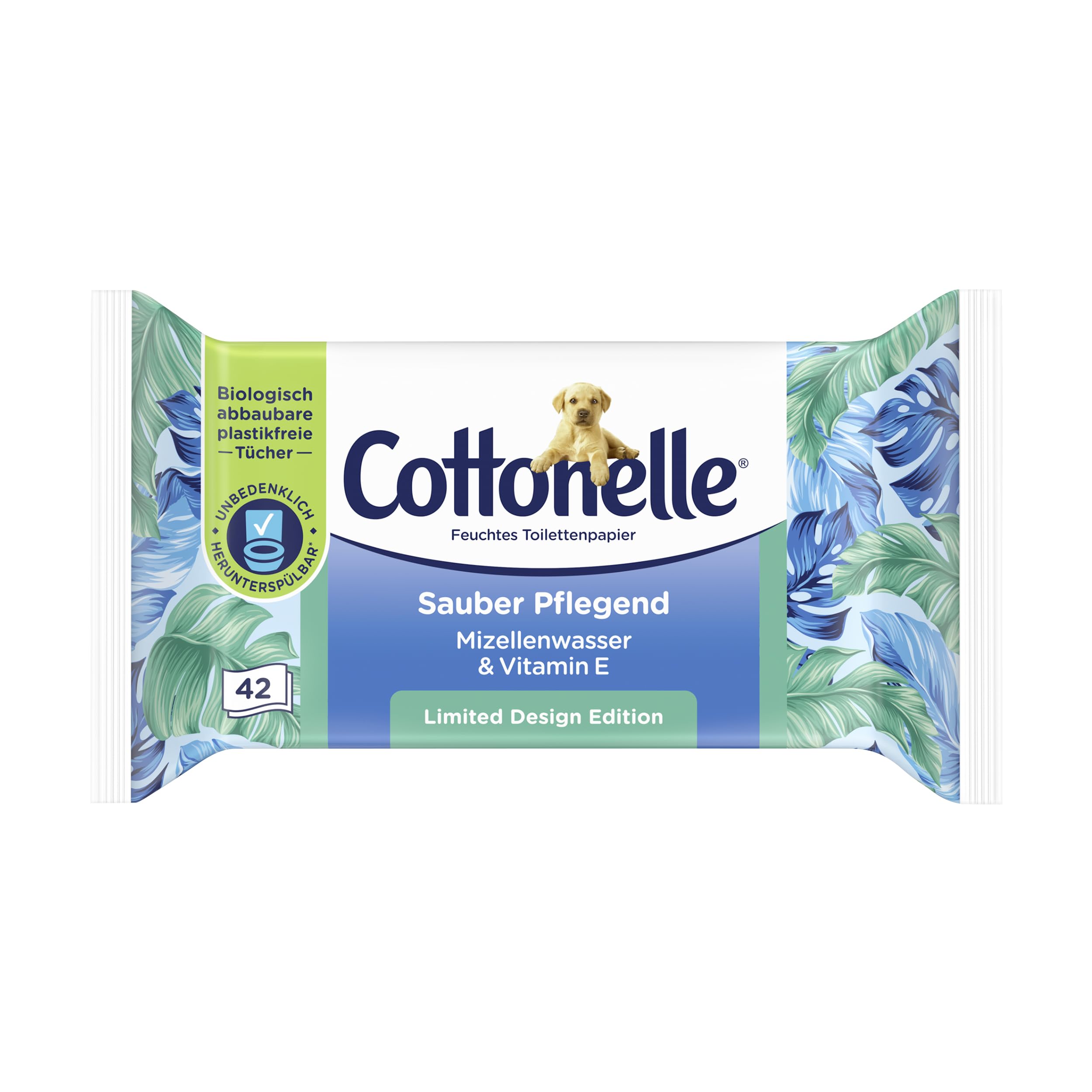 Cottonelle - Papel higiénico húmedo Mix-Display 27 unidades (12 x cuidado natural, 7 x cuidado sensible, 8 x limpio)