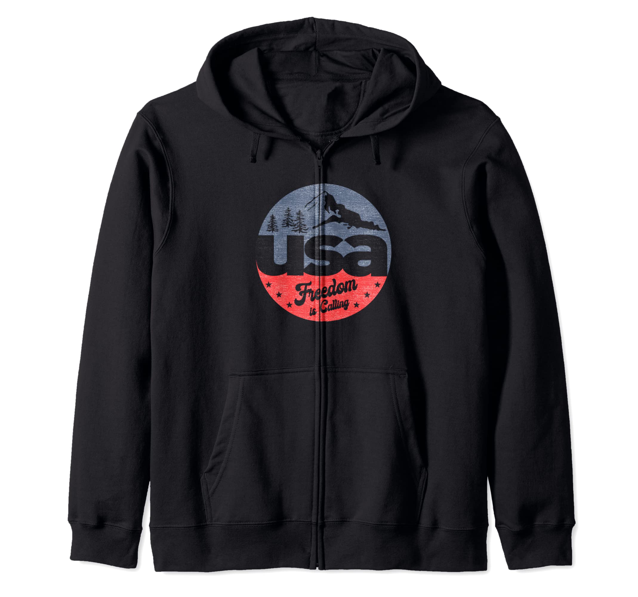 BioworldAmericana USA Freedom Is Calling Zip Hoodie