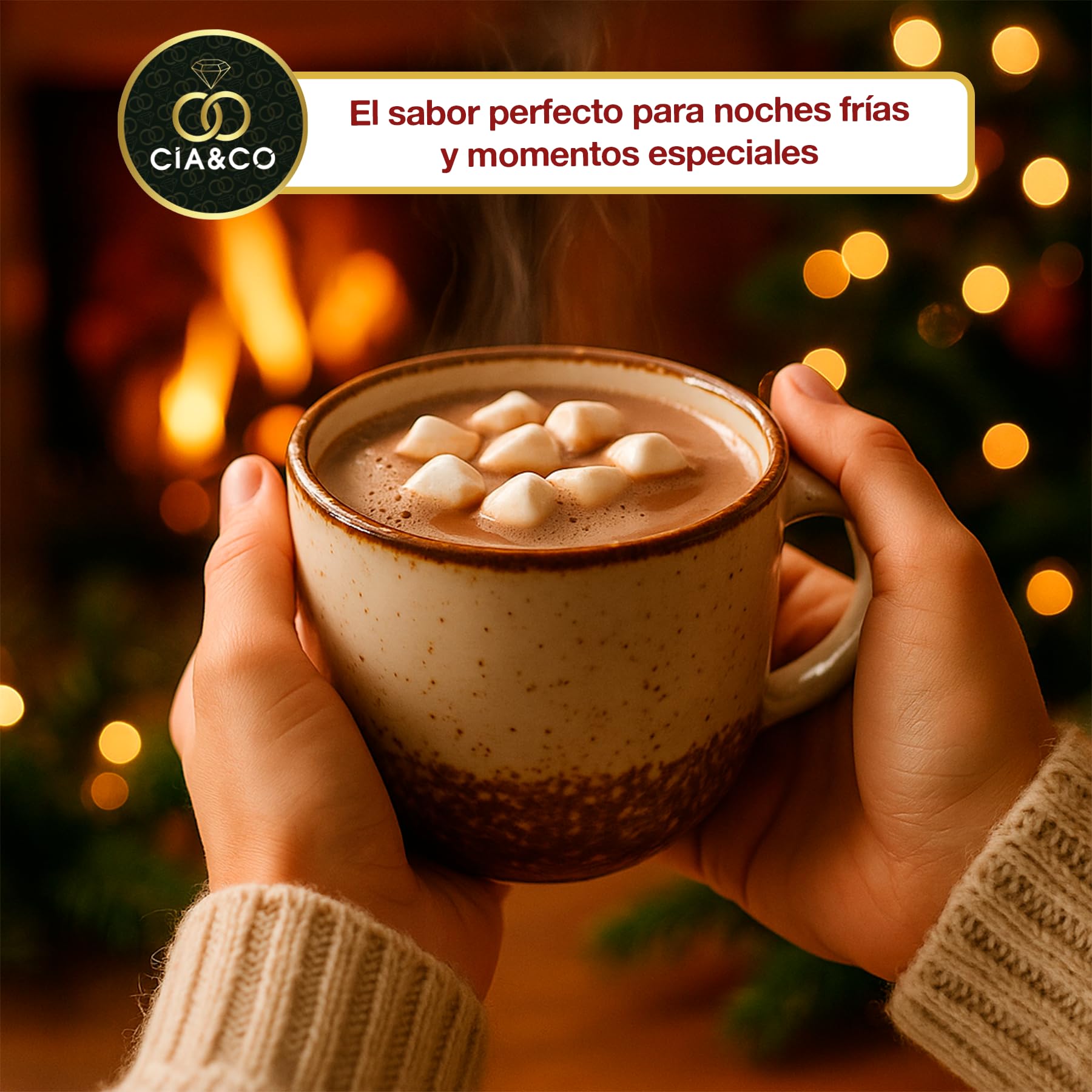 Bolas de Chocolate Caliente Belga con Nubes Pack XXL 12 Bombas Premium Malvaviscos Chocolate a la taza Regalo Navideño