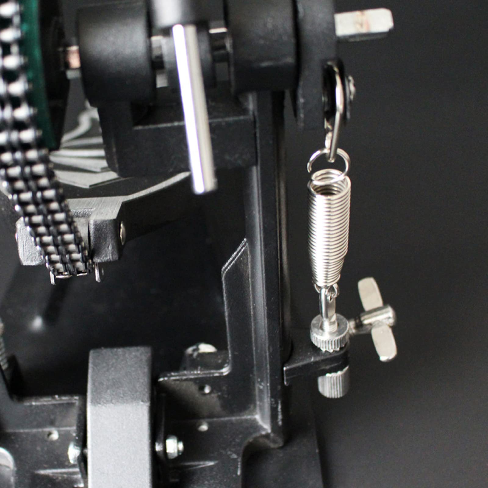 XEGZLH Metal Drum Foot Pedal Spring with Tensioner Practical 1 Set Drum Foot Pedal Parts Percussion Instrument Parts