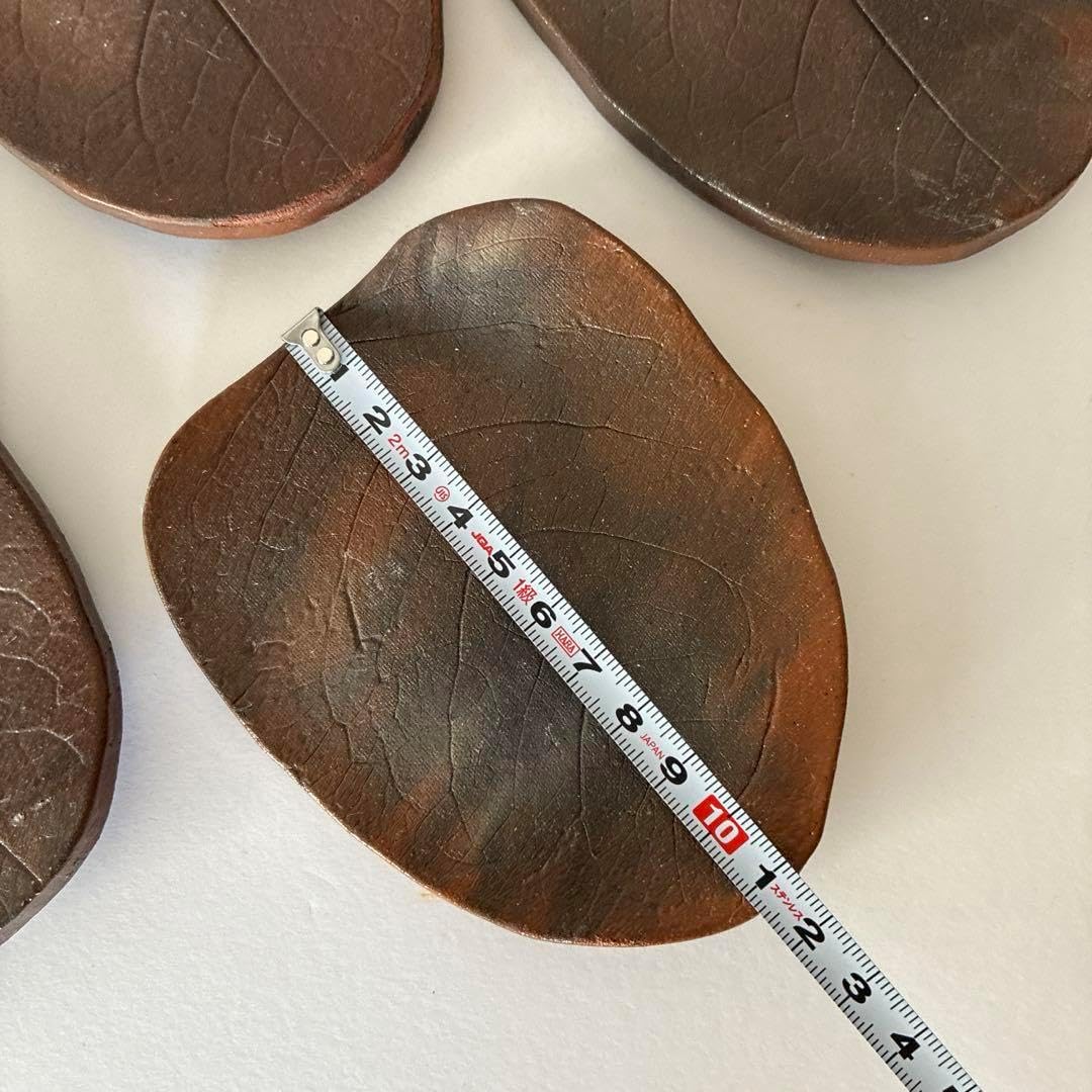 新品未使用　益子焼か笠間焼　小皿5個セット 益子焼か笠間焼 小皿5個セット