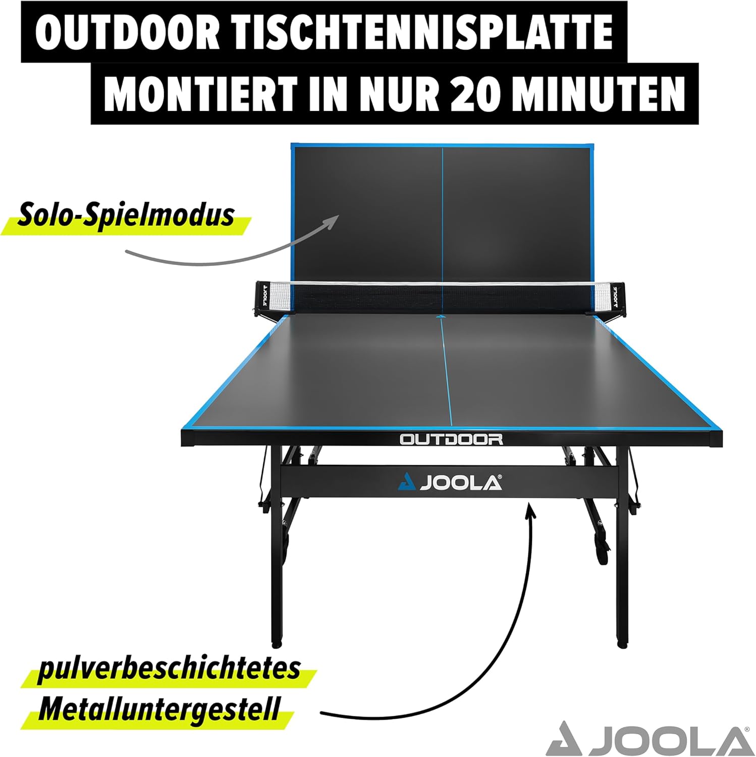 JOOLA J200A Table in Solo Play Mode