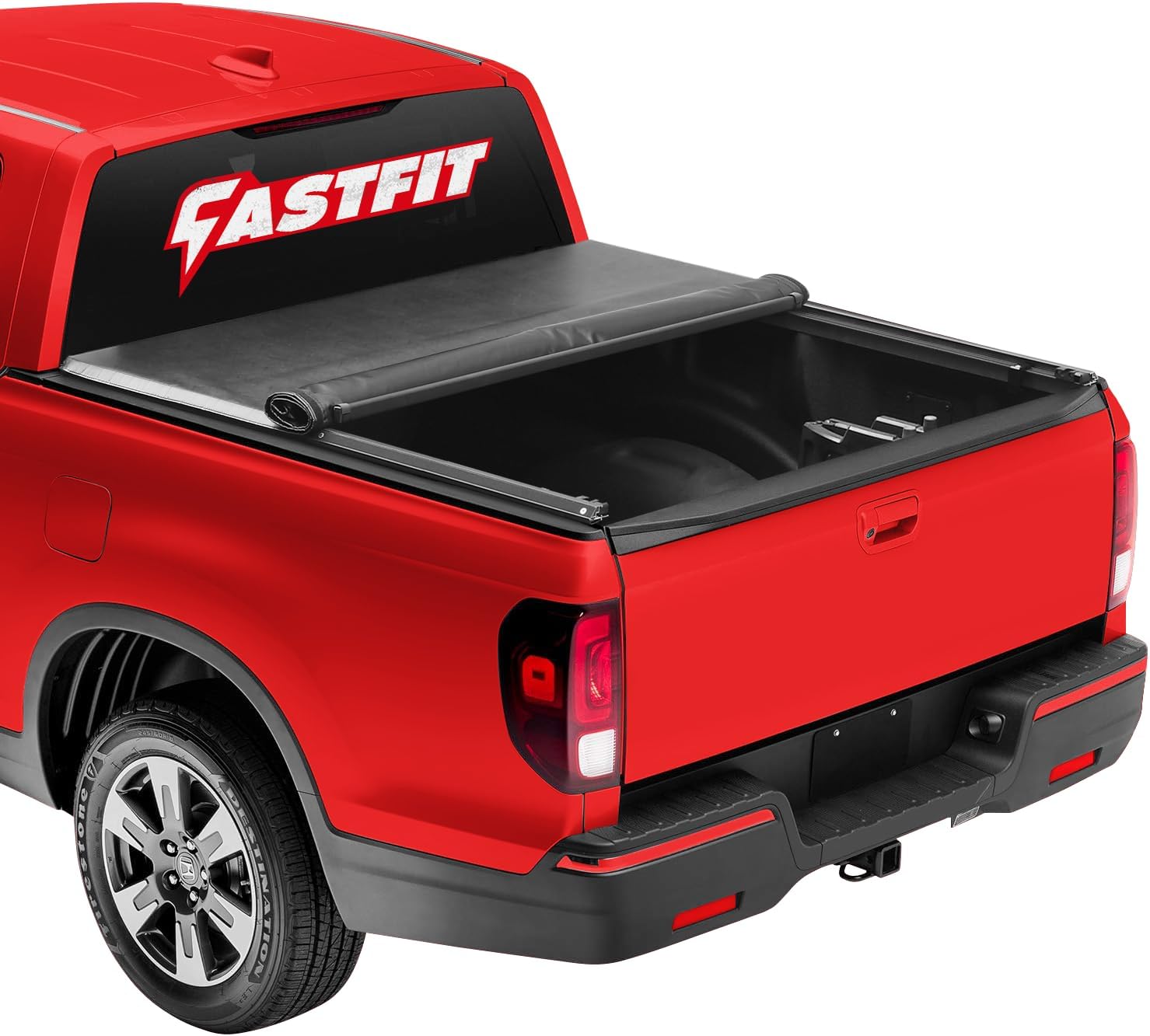 FASTFIT Soft Roll Up Tonneau Cover Fits 2017-2026 Honda Ridgeline with 5'4" (64in) Truck Bed